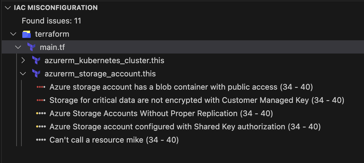 Custom Policy IDE Finding