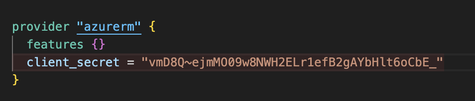 Hardcoded Secret