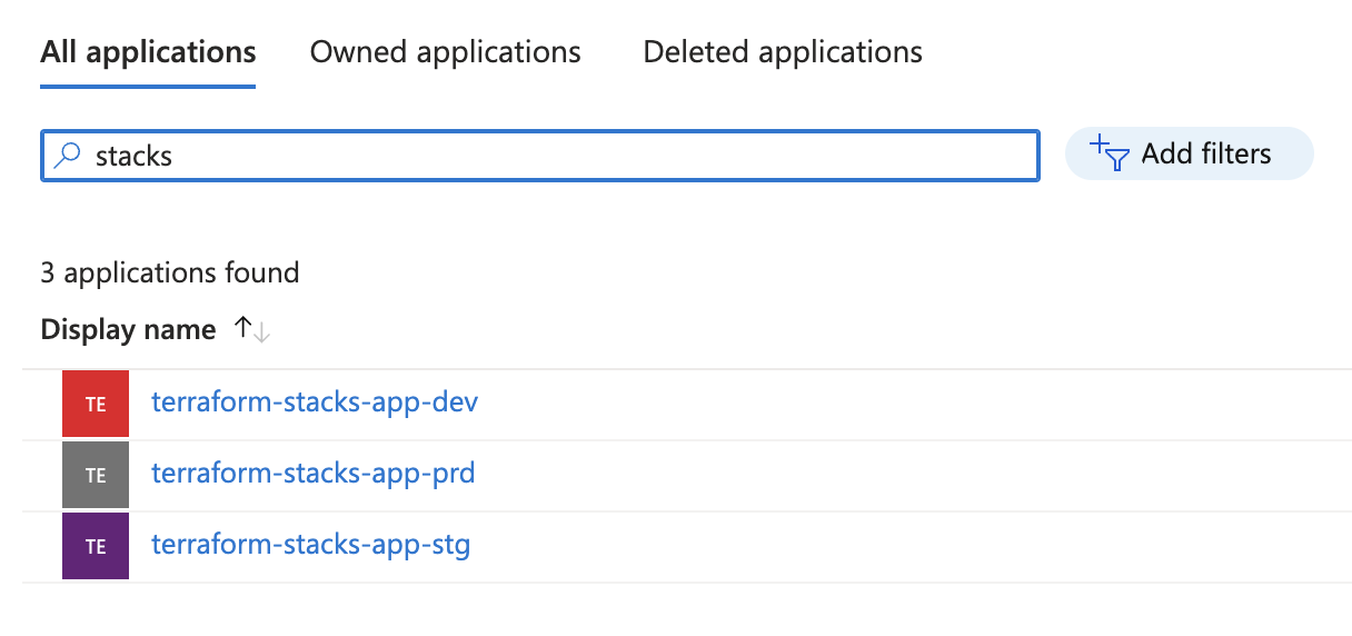 App Registrations